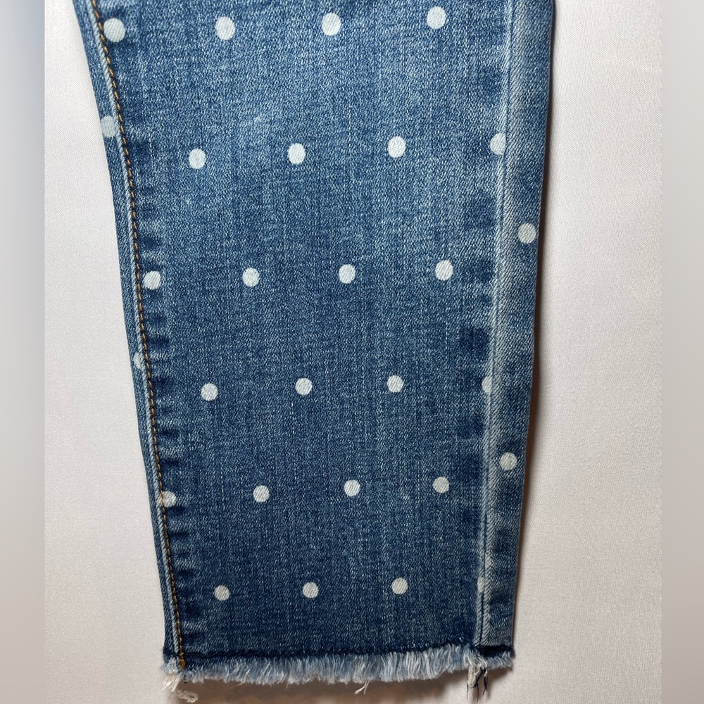 Joe's So Soft Girls Polka Dot Distress Jeans Size 12 NWT - Picture 8 of 10